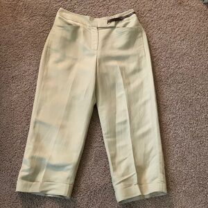 Larry Levine Linen blend Capris (55% linen 45% rayon) Sz 6P very good condition